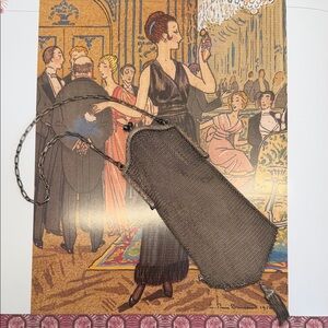 Elegant STERLING Chainmail Antique Evening Bag ERNST GIDEON BEK German